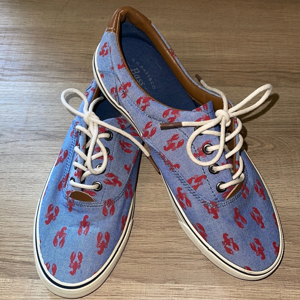 Bass Canvas Lobster Navigate Critter Sneaker, Size 7